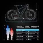 VELOWAVE Electric Bike for Adults 750W BAFANG Motor 28MPH Mountain Ebike 48V 15Ah Removable LG Cells Battery 26'' Fat Tire E Bike Shimano 7-Speed - Image 6