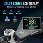 Speedrid 27.5" Electric Bike for Adults, Peak 750W Ebike, 60Miles Electric Mountain Bike/Electric Bicycle with Removable 48V/499Wh Battery, Fast Charge, LCD Display and 21 Speed - Image 4