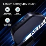 Electric Bike with 54.6V 2A Charge Ebike Electric Mountain Bike for Adults with 1000W*2 Motor,37.28mph Max Speed - Image 6