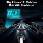 ANCHEER Electric Bike for Adults, 48V 500Wh EBike, UP to 60 Miles, Removable Battery, Fast-Charge, 26" Commuter Electric Bicycles, 7-Speed, LCD Digital Display, Suspension Fork, Cruise Control, UL2849 - Image 5