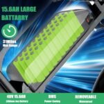 V20 3.0 Ebike 1000W-1500W Brushless Motor, 48V/15Ah Lithium Battery, 20" x4.0 Fat Tire Electric Bike, Snow, Road, Mountain Electric Bicycle - Image 5