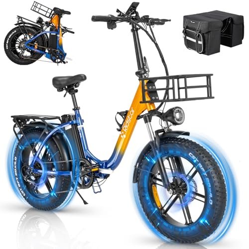 Version 1.0.0 Electric Bike for Adults - 1000/1500W, 30/36 MPH, 48V 15/20Ah Removable Battery, Step-Thru Commuter Electric Bicycle with 20''/26" Fat Tire, 7-Speed Folding Ebike, Range of 50/70 Miles - Image 1