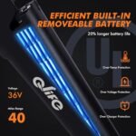 Cityone Electric Bike for Adults 26" Step-Through Ebike with 2.1" Tire,UL2849 Certified Built-in Removable Battery,Peak 750W Motor Ebikes with 7 Speed Commuter E Bicycle - Image 3