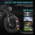 Ebikes for Adults Fat Tire Ebike 2400w/1200w Dual Motor/Single Motor Equipped with 48v/40ah Or 48v/30ah Dual Lithium Battery Electric Bike - Image 5