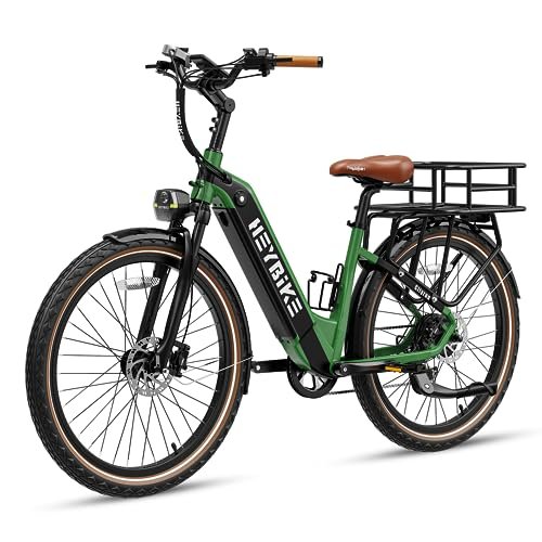 Version 1.0.0 Heybike Cityrun Electric Bike, 1000W Motor Peak City Cruiser Ebike, 48V 15Ah(720Wh) Battery, 60 Miles, Step-Thru Electric Bicycle with APP Control, 3H Fast Charging, Commuter Electric Bike for Adults - Image 1