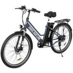 RCB Electric Bike, 500W Electric Bike for Adults, 26" Ebike Adult Electric Bicycles, 55Miles 20MPH Commuting Electric Mountain Bike, 36V 472Wh Battery, 7-Speed, 26" Tires and Front Fork Suspension