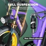 Electric Bike for Adults, 2000W Ebike 48V 22.4Ah Lithium Battery 35MPH 26" Full Suspension Electric Bicycles 7 Speed Hydraulic Brakes Up to 60 Miles - Image 4