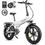 VITILAN V3 2.0 1200W Peak Folding Electric Bike for Adults,20"×4" Fat Tire,48V 13AH 624Wh Removable Battery Electric Bicycle,Up 28MPH & 50Miles, Aluminum Alloy Frame Foldable Ebike,LCD Display