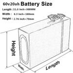 Co-Well【CA Warehouse】 Electric Bicycle Battery 24V 36V 48V 52V 60V 72V Waterproof PVC Lithium Battery, Ebike Battery Pack for 2800W 2200W 1800W 1500W 1200W 1000W 750W Bike Motor - Image 7