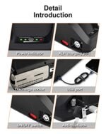 Uzi Official Store 36V 48V 52Volt Ebike Battery Pack,Use 13Ah/15Ah/21Ah Energy Li-ion can be used for0-1500W Adult Bicycle Motor, for Bike Conversion Kit(W/Charger& BMS &Voltage Equalization Chip&USB) - Image 4