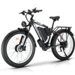 PHILODO Electric Bike for Adults, 48V 23Ah Fat Tire Ebike Dual Motor AWD 2000W 35MPH Electric Bicycles 21-Speed with Ignition Lock Hydraulic Disc Brake