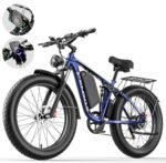 Electric Bike for Adults,1000/2000W Motor 35MPH,52V 20AH Battery,26" Fat Tire Ebike,Max 90 Miles E Bike for Men, Full Suspension,Hydraulic Brake 7-Speed Gears for Beach Mountain Electric Bike