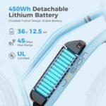 Jasion CB1 Electric Bike for Adults, 1000W Motor Peak Ebike, 450Wh Removeable Battery, 26'' City Cruiser Bicycle, 22 MPH Commuter Women Ebike, 7-Speed Gear - Image 3