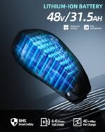 BG-X Electric Bike for Adults,1500W Brushless Motor 48V/31.5Ah Up to 40 Miles E-Bike Front/Rear Turn Signal Dual Suspension Ebikes - Image 4