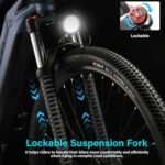 E·Bycco Electric Bike for Adults, 29” 750W, 48V 17.5AH Battery, 33MPH &65Miles Long Range Electric Mountain Bike, 7-Speed Pedal Assist Throttle E-Bike, Waterproof Commuter Electric Bicycle for Men - Image 4