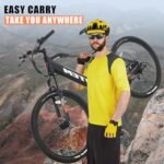 Electric Bike for Adults 500w Motor with Disk Brakes,20mph Mountain Ebike 27”,48v 10.4ah Removable Battery,LCD Display,Bicycle 21 Speed Gears Ul 2849 Certified - Image 3