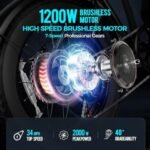 SAMEBIKE Electric Bike for Adults 37Mph 4000W Peak Electric Dirt Bike Motor Ebike 18Ah/36Ah 20" 4.0 Fat Tire Adult Electric Bicycles Full Suspension E-Bike - Image 2