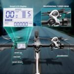 Vivi Folding Electric Bike for Adults, 20" Fat Tire Folding Ebike, 900W Peak Motor Foldable Electric Bicycle 21.7MPH Electric Cruiser Bike with 48V Removable Battery, 7 Speed Commuter E Bike - Image 7