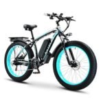 Electric Bike for Adult, 26" x 4.0 Fat Tire Ebike, 1000W/2000W Peak Electric Bicycle, 48V 13/17.5/23AH Waterproof Battery, Front Suspension Ebike, 27MPH-46MPH, Adjustable Seat, UL and GCC Certified