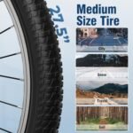 Jasion Electric Bike for Adults -750 W Peak Motor, 480 WH Removable Battery Bicycle with Twist Throttle, Dual Disc Brake, 7-Speed Ebike, Max 20 MPH, 5 PAS Levels, Front Suspension 27.5 Inch Tires - Image 4