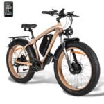 2000W Dual Motor Ebike 35 MPH,26" Fat Tire Electric Bike for Adults,48V 23AH Removable Battery,All Terrain Adult Electric Bicycles,85 Mile E Bike Lockable Suspension,Hydraulic Disc Brake