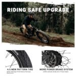 Himiway A7 Pro/D7 Cobra Electric Bike for Adults, 80MI Long Range 750W 27.5"X2.4"/26"×4.8" City/Mountain Ebike with Four-Bar Linkage Suspension,400lb Payload, 20+MPH, 9/7 Speed System - Image 5