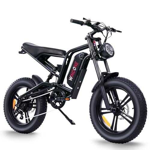Version 1.0.0 E2 Electric Bike for Adults,750W Ebike with 48V13Ah Removable Battery,All-Terrain 20" Fat Tire Electric Bikes Up to 28MPH & 46.6Miles,Full Suspension,Cruise Control,UL Certified,Moped E-Bike - Image 1
