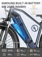 Electric Bike for Adults 1300W Peak, 48V 20AH/35AH/45AH Battery, 28MPH 80-180Miles Range 27.5'' Step-Thru/Step-Over Ebikes for Adults with Torque Sensor,Hydraulic Brake,Anti-Theft, APP & UL - Image 3