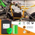 Ebike Battery 48V 52V 60A 72V 10AH 18AH 20AH 30AH 50AH Lithium Ion / LiFePO4 Battery Pack with 3A/5A Charger,50A/80A BMS for 300W-4500W Motor - Image 6