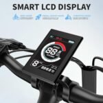 Jasion Roamer Electric Bike for Adults 1200W Peak Motor 528WH Removable Battery,up to 60miles 28MPH City Cruiser Ebike,26'' Commuter E Bike, 7-Speed Gears and Front Suspension Bicycles - Image 4