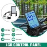 Voilamart 26" Waterproof Electric Bicycle Hub Motor Wheel Conversion Kit 48V 1200W with LCD Display Meter IP65 - Image 2