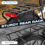 Electric Bike for Adults, 750W Peak Ebike, 25MPH 60Miles Electric Mountain Bike, 26" Fat Tire Electric Bicycle with 48V 13AH Battery, Rear Rack, Turn Signal, Lockable Suspension Fork,7 Speed - Image 4