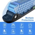 48V 52V Ebike Battery with Fuse/LED Indicator/Safe Lock Urban Utility Electric Bicycle Battery for Radpower ebike Replacement or Other 1500W 1000W 700W 500W 200W Motor Kit - Image 3