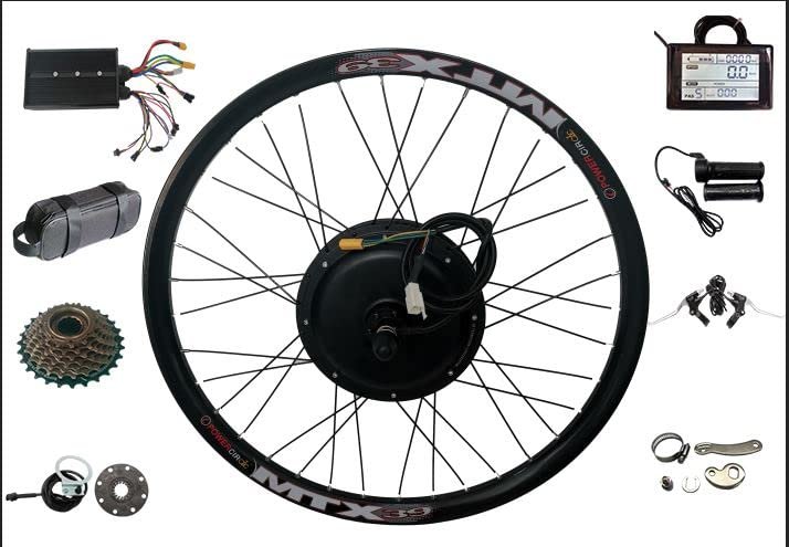 Version 1.0.0 72V 2000W Rear Wheel Motor, 2000W Electric Bike Kit,Electric Bicycle Conversion Kit with Mutifunction SW900 Display,72V 45A Controller, with 7 Speed flywheel (28inch) - Image 1