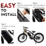 48V eBike Battery 20Ah Lithium-ion Battery for Electric Bike, Integrated with 30A BMS and USB-A Port, Charger Included - Image 3