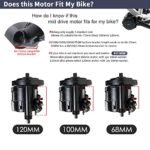 BAFANG BBSHD 48V1000W BBS02B 48V 500W/750W Electric Bike Conversion Kit with DP-C18/C965/850C/750C LCD Display with 48V/52V Lithium Ion Battery(Optional) Ebike DIY Kit - Image 4