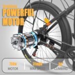 Electric Bike for Adults, 30 mph City Ebikes for Adults with Basket, 750W 1200W Peak Ebikes for Women 7 Speed, Adult Electric Bicycle with 48V 10.5Ah Removable Battery 26" Mountain E Bike - Image 5