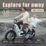 Fucare Libra 1200W Peak Electric Bike for Adults 32MPH 48V 20Ah (Rated 19.2AH) LG Battery EBike, Full Suspension 20"×4.0" Fat Tire 750w Electric Bicycles - Image 5