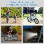 ABORON Electric Bike, 350LBS Loading Aluminum Ebike, 48V Lithium Battery UL Certified, 7-Speed Fat Tire E-Bicycle ﻿ - Image 2