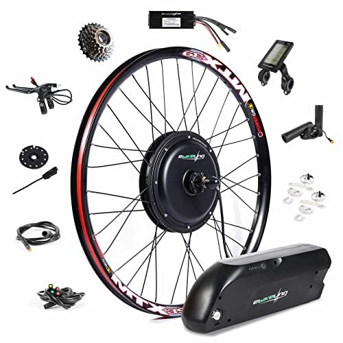 Version 1.0.0 EBIKELING Waterproof Ebike Conversion Kit with Battery Direct Drive Rear Wheel Mountain Bike Rim Electric Bike Conversion Kit Ebike Battery & Charger Included 1500W 1200W for Adults (29'' Wheel) - Image 1