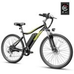 Heybike Race Max Electric Bike for Adults with 750W Peak Motor, 28mph Max Speed, 600WH Removable Battery Ebike, 27.5" Electric Mountain Bike with 7-Speed and Front Suspension
