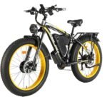 Electric Bike for Adults, 48V 23Ah Fat Tire Ebike Dual Motor AWD 2000W 35MPH Electric Bicycles 21-Speed with Ignition Lock Hydraulic Disc Brake
