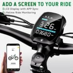 HOVSCO Electric Bike, 26"x 4" Fat Tire Ebike for Adults, 750W Motor Torque Sensor Mountain Bike 28Mph, 48V 20Ah Removable Battery 80Miles Adult Electric Bicycle - Image 6