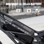 Fucare Scorpio 750w (1200w Peak) Electric Bike for Adults 33MPH 80 Miles 48V 20Ah LG Battery EBike, Full Suspension 20"×4.0" All-Terrain Fat Tire Electric Bicycles, Dual Hydraulic Brake - Image 4