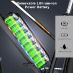 Electric Bike for Adults 28" E Bike with 500W Motor 36V 15AH Removable Battery Electric Bicycles Range 35-75 Mile with 7 Gears, UL2849 Certified - Image 2