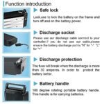 XP-POWER(1-7 Days Delivery Ebike Battery 52V 48V 36V Rear Rack Battery Electric Bike Lithium Ion Battery Pack for 1800W 1500W 1200W 1000W 750W 500W 350W Bafang Voilamart Electric Bicycle Motor - Image 3
