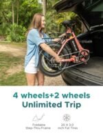 ENGWE 1125W Electric Bike for Adults | 52V 13Ah Removable Battery | Max Range 68Miles & 28MPH | 75Nm Torque | 20''×3.0'' Fat Tire Ebike for Urban Commuters (L20 2.0, Green, No Basket) - Image 4