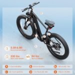 BEEMONE Electric Bike for Adults, 1000w Brushless Motor Ebike, 26" x 4.0 Fat Tire, Electric Bikes with 48V/20Ah Removable Battery, MAX 30-80Miles, 28MPH,Peak 7 Speed, Men-High Step 1000W - Image 4