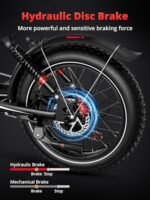 S8 Peak 3000W Dual Motor AWD Electric Bike for Adults 48V 25Ah Ebike 35MPH Electric Bicycles 75+ Miles Max Range Hydraulic Disc Brake Full Suspension Fork 7-Speed Electric Bike - Image 6