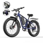 Electric Bike for Adults,1000/2000W Motor 35MPH,52V 20AH Battery,26" Fat Tire Ebike,Max 90 Miles E Bike for Men, Full Suspension,Hydraulic Brake 7-Speed Gears for Beach Mountain Electric Bike